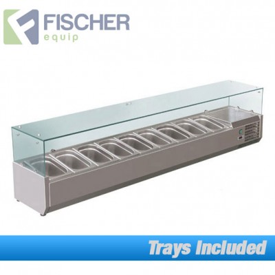 Fischer Cold Bain Marie, 9 x 1/3 GN Trays Included VRX-2000T